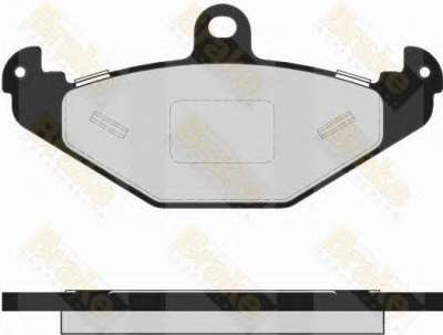 BRAKE ENGINEERING pa1619 -  Комплект тормозных колодок, дисковый тормоз